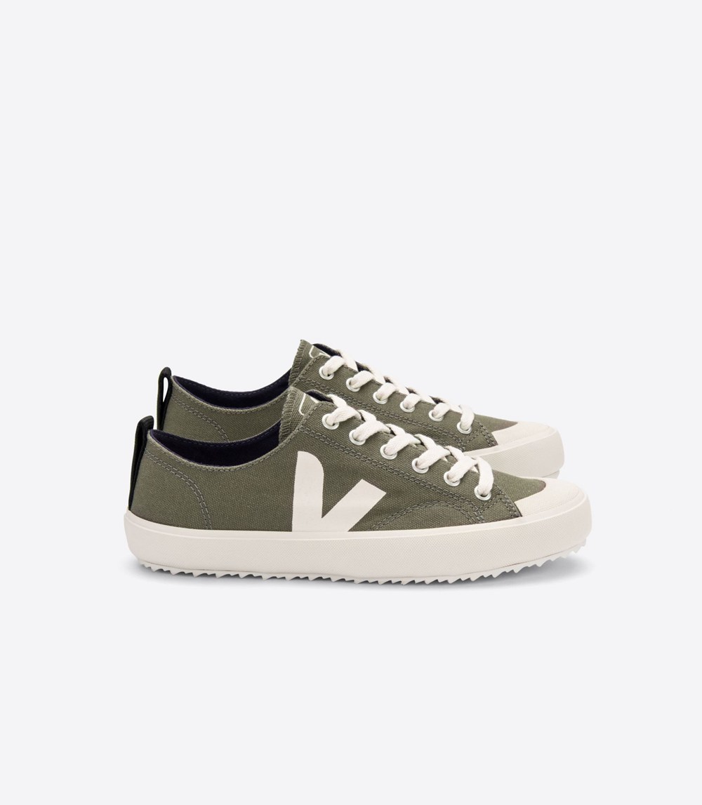 Veja Sneakers Dam - Nova Canvas - Olivgröna/Vita - 821937-AVH